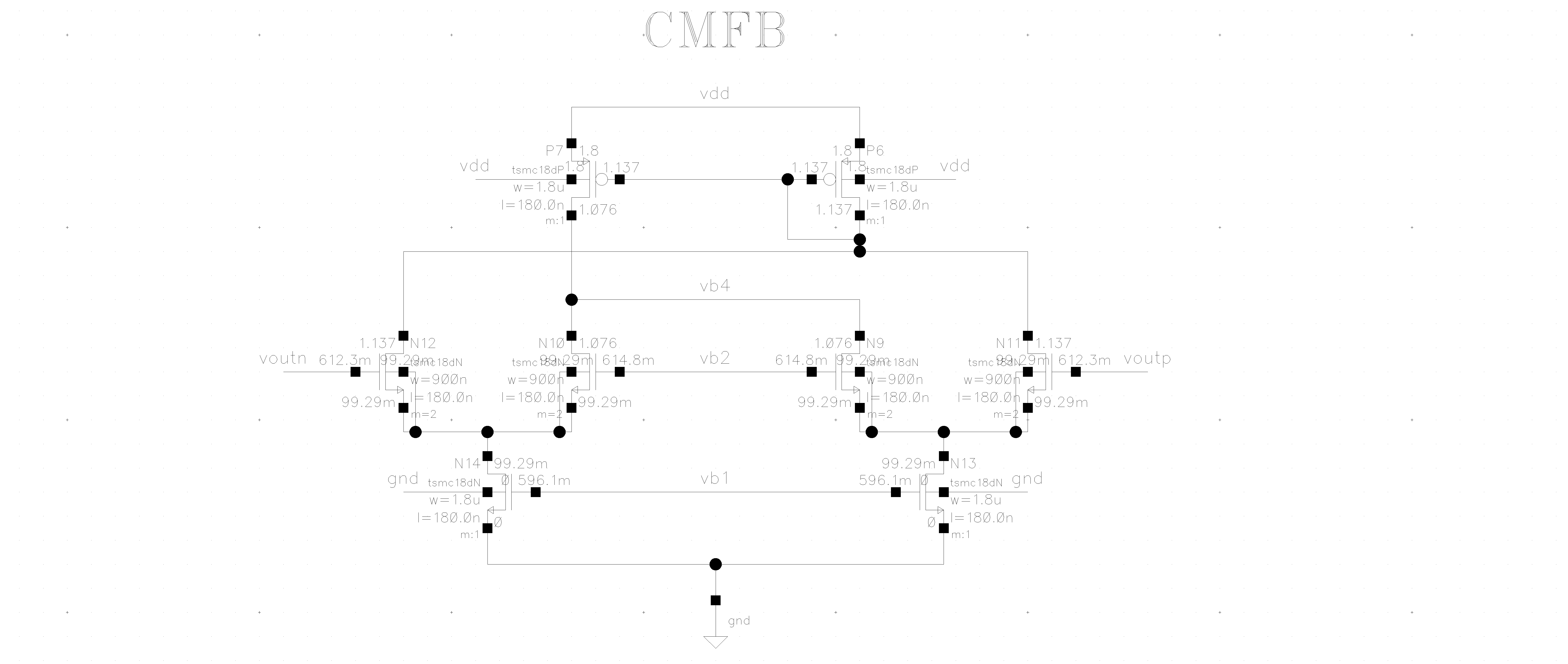 Residue Amplifier Schematic